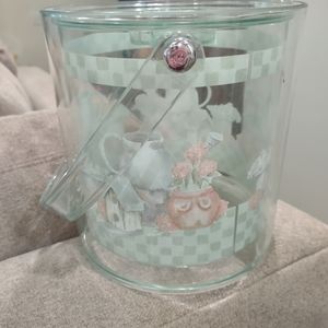 Platzgraff ice bucket with lid and handle